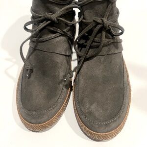 UGG Reid Suede Ankle Boots Women’s Size 6.5 Army Green